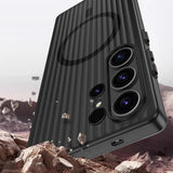 Corrugated Magnetic Heat Dissipation Ultra-Thin Frosted Phone Case for Samsung