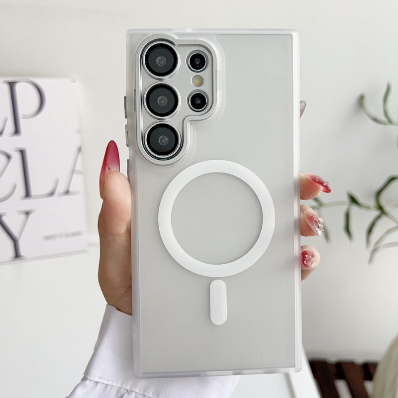 Skin-Friendly Magnetic Shockproof Phone Case for Samsung