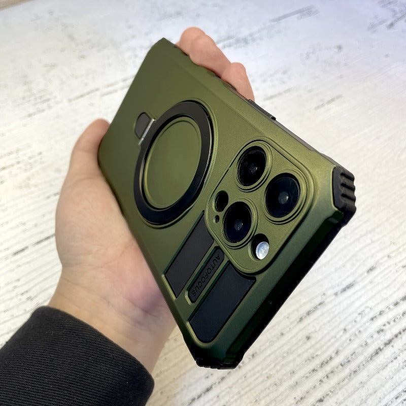 Magnetic suction holderhockproof armor Magsafe Case for iPhone