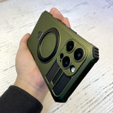 Magnetic suction holderhockproof armor Magsafe Case for iPhone
