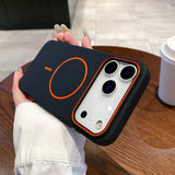 Ultrathin Simple Wireless Charging Soft Matte for Magnetic Phone Case for IPhone