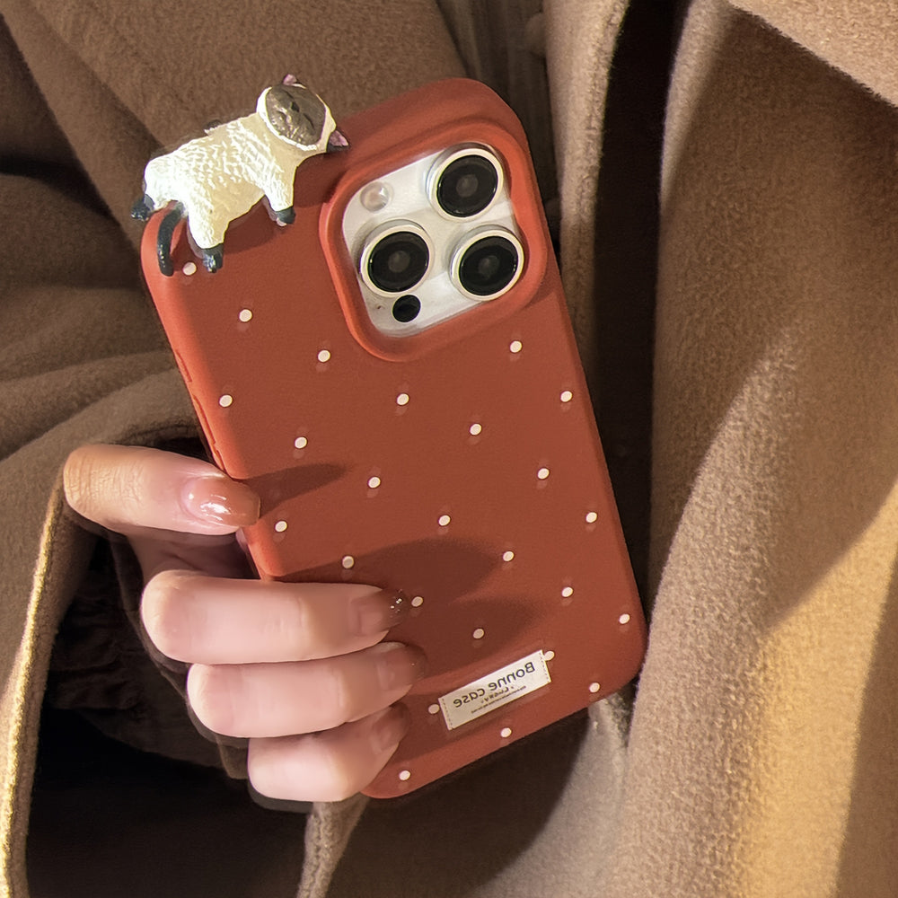 3D Lying Cat Phone Case Suitable case for iPhone