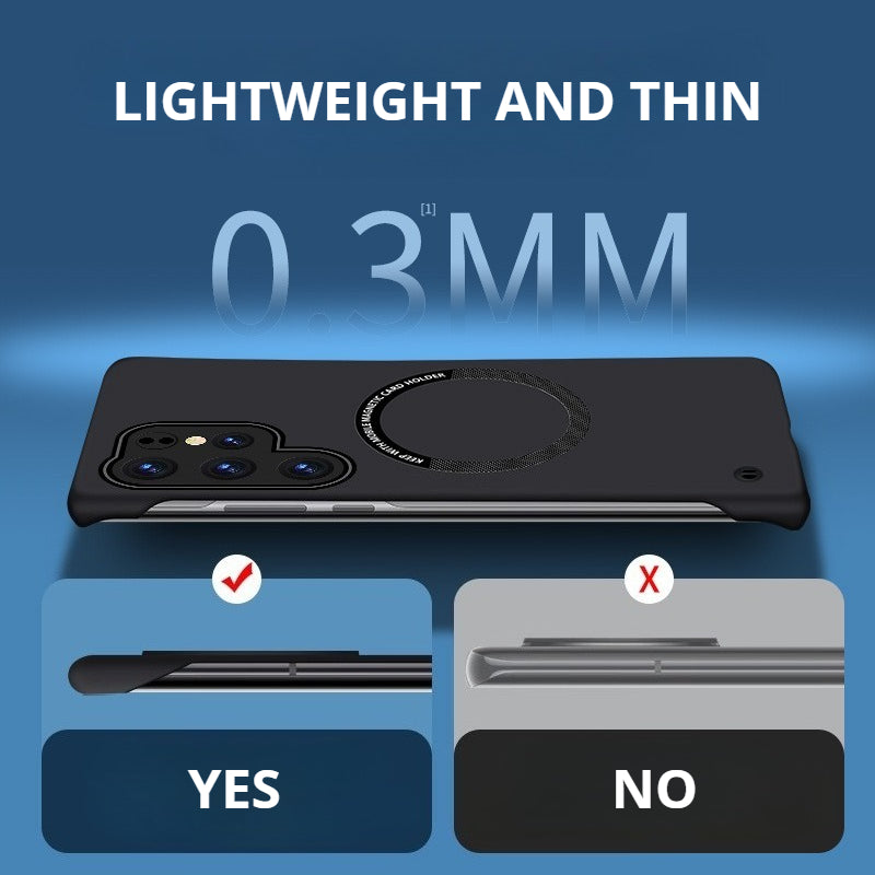 Ultra Thin Hard PC Magnetic Frameless Phone Case for Samsung