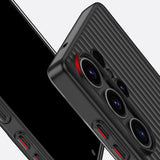 Corrugated Magnetic Heat Dissipation Ultra-Thin Frosted Phone Case for Samsung