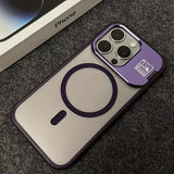 Foldable Invisible Bracket Magnetic Case For iPhone