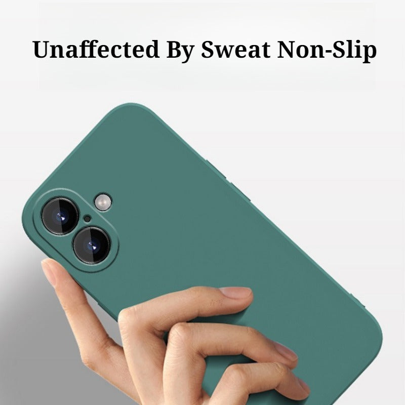 New Liquid Silicone Anti-Fingerprint Anti-Drop Skin-Friendly Phone Case for IPhone
