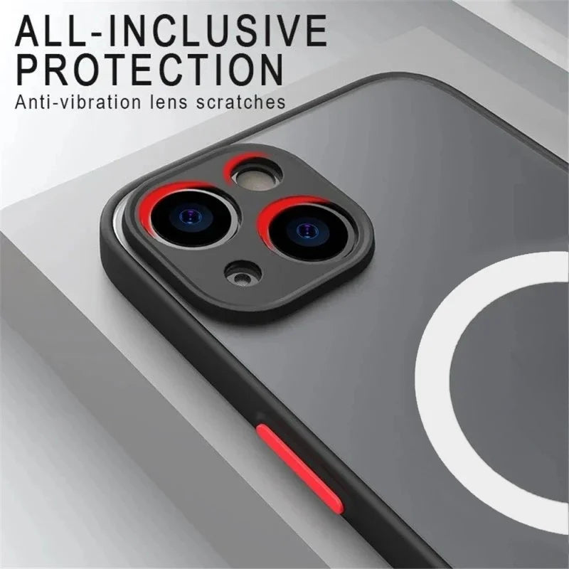 Magnetic Wireless Charging Soft P Case For iPhone