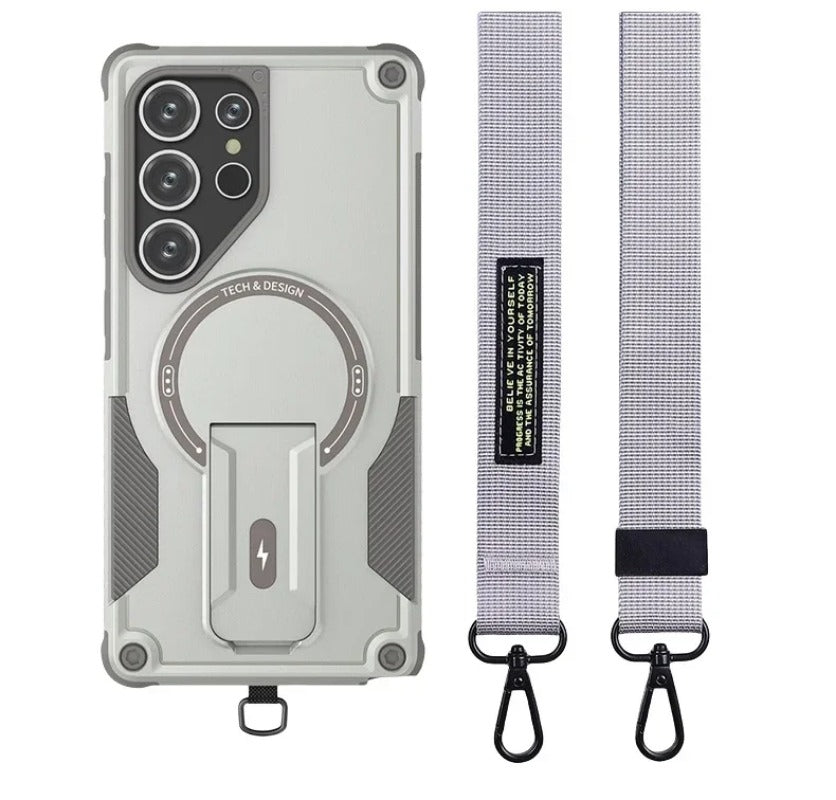 Magsafe Magnetic Crossbody Phone Stand Case for Samsung
