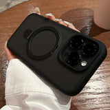 Magnetic Holder Armor Wireless Case For iPhone