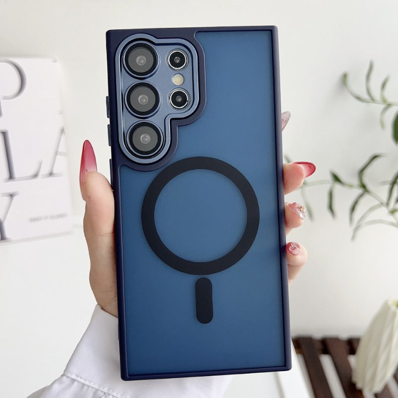 Skin-Friendly Magnetic Shockproof Phone Case for Samsung