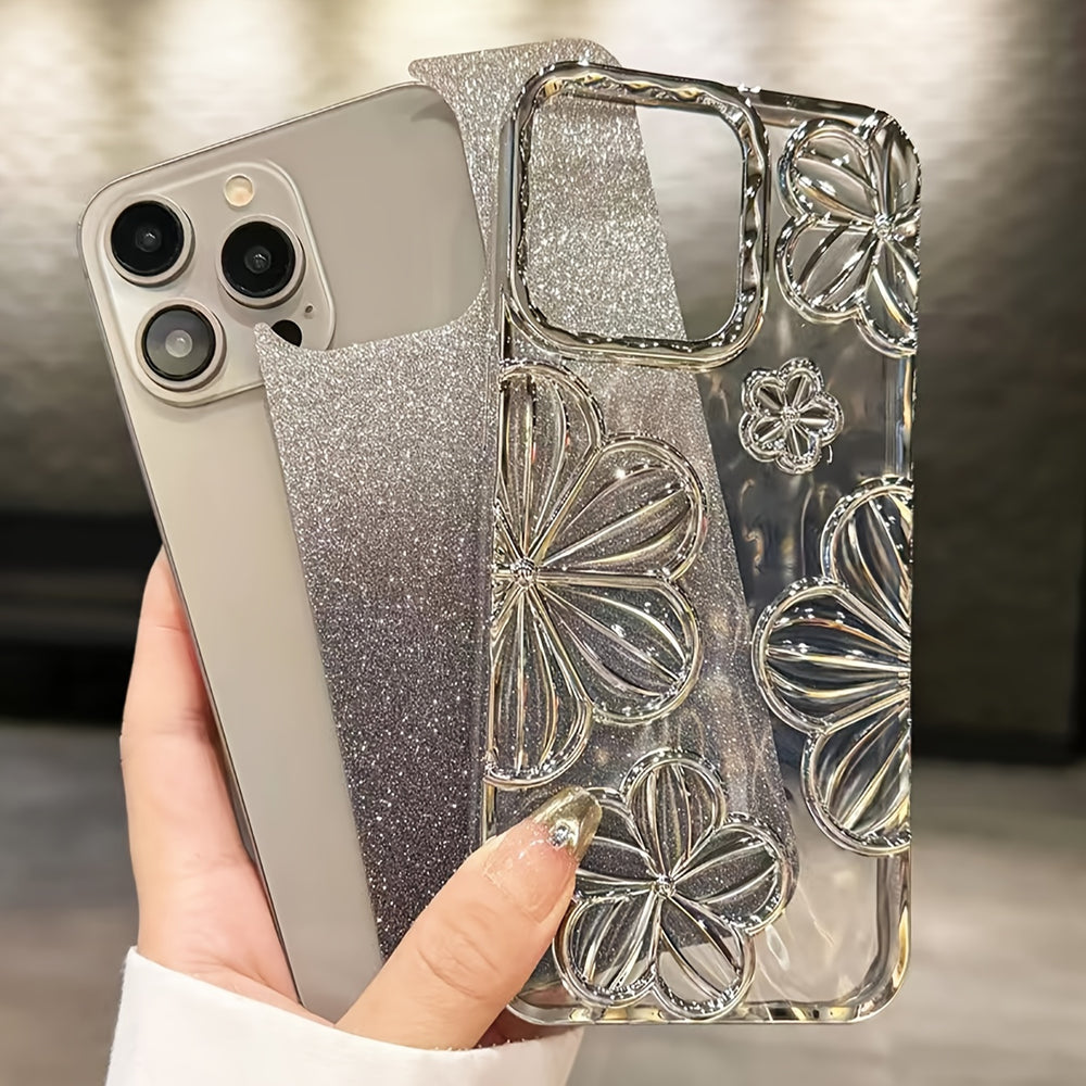 Retro Hollow Oil Painting  Case For iPhone