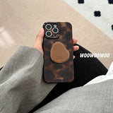 Amber Iceberg Pattern Case for iPhone