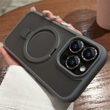 Magnetic Holder Armor Wireless Case For iPhone