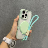 Candy Color Case Makeup Mirror Case for iPhone