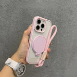 Candy Color Case Makeup Mirror Case for iPhone