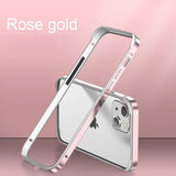 Silicone Frame Aluminum Metal Heat Bumper Case For iPhone