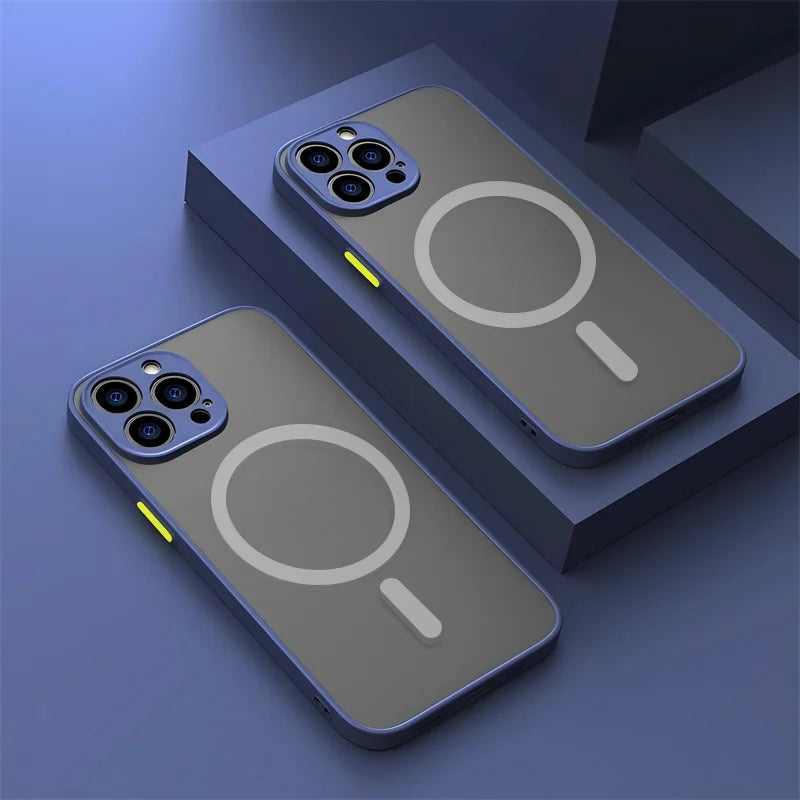 Magnetic Wireless Charging Soft P Case For iPhone