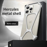 Alloy Bare Metal Feel Frameless Heat Dissipation Case For Iphone