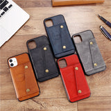 Stylish Multi-Functional Leather Card Holder, Wallet, and Phone Case (3-In-1) for IPhone