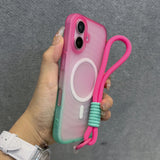 Gradient Matte Translucent Back Cover Case For iPhone