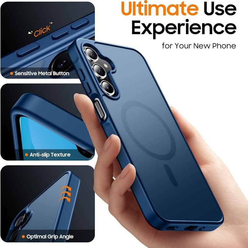 Premium Matte Finish Magnetic Phone Case for Samsung