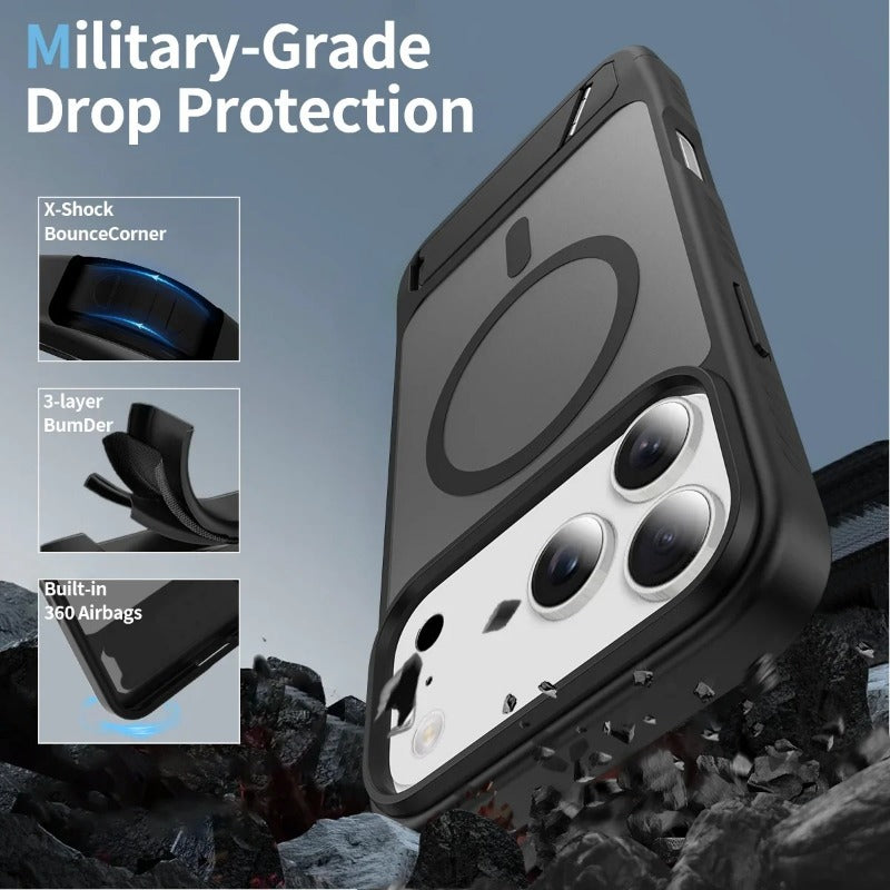Magsafe Magnetic Foldable Stand  Shockproof Case for iPhone