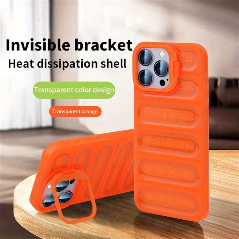 Invisible bracket coolingprotective case a Case for iPhone