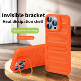 Invisible bracket coolingprotective case a Case for iPhone
