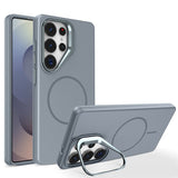 Lens Holder Magnetic Charging and Shockproof Phone Case for Samsung