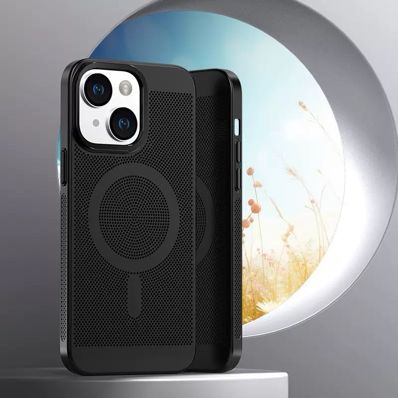 Cooling Mesh Heat Dissipation Magnetic Case for iPhone