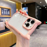 Simple Solid Color Cat Ear Phone Case for IPhone