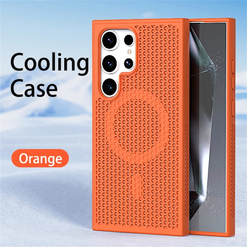 Magnetic Magsafe Heat Dissipation Shockproof Case For Samsung