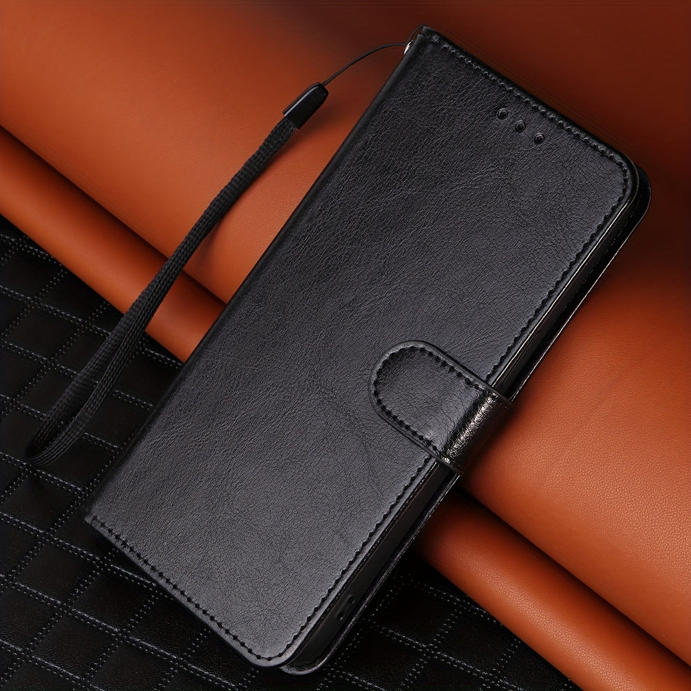 Leather Faux Leather Case for iPhone