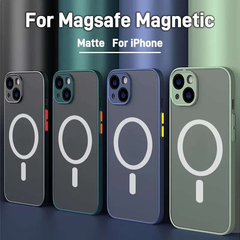 Magnetic Wireless Charging Soft P Case For iPhone