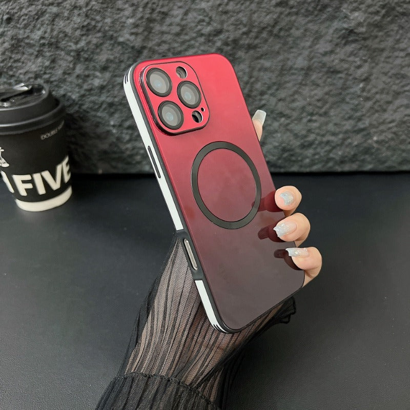 New High-end Magnetic Gradient Anti-fall Mobile Phone Case for IPhone