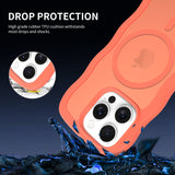 2.0 Anti-fall Frosted Skin-feel Magnetic Mobile Phone Case for IPhone