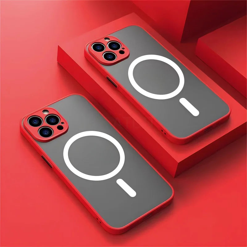 Magnetic Wireless Charging Soft P Case For iPhone
