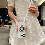 Traveler Magnetic Clip Crossbody Phone Case for IPhone