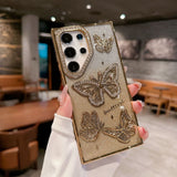 Luxury Diamond Butterfly Premium Phone Case for Samsung