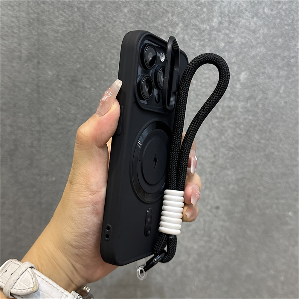 Magnetic Lanyard Camera Holde Case For iPhone