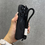Magnetic Lanyard Camera Holde Case For iPhone