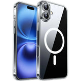 Magnetic Matte Translucent Armor Shockproof Hard PC Case For iPhone