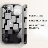 New Liquid Film Painted Honeycomb Phone Case for IPhone