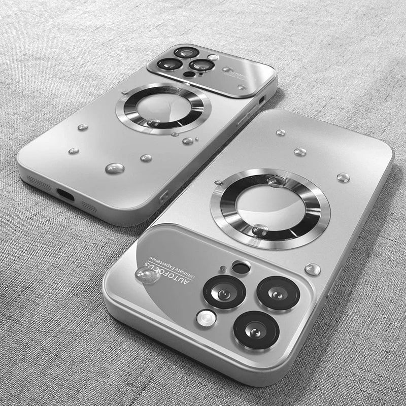 Camera Glass Film Magnetic Magsafe Case for iPhone