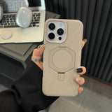 Magnetic Metal Lens Shell with Drop Protection Case for iPhone