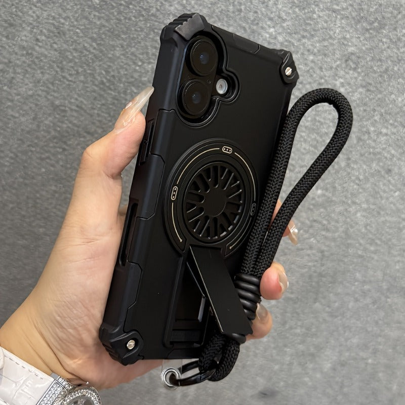 Electroplating Magnetic Gyroscope Holder Wristband  Case for iPhone