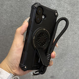 Electroplating Magnetic Gyroscope Holder Wristband  Case for iPhone