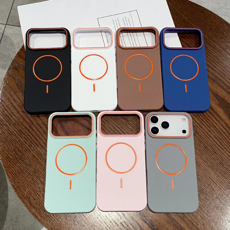 Ultrathin Simple Wireless Charging Soft Matte for Magnetic Phone Case for IPhone