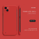 Ultra Thin Slim Frameless Case For iPhone