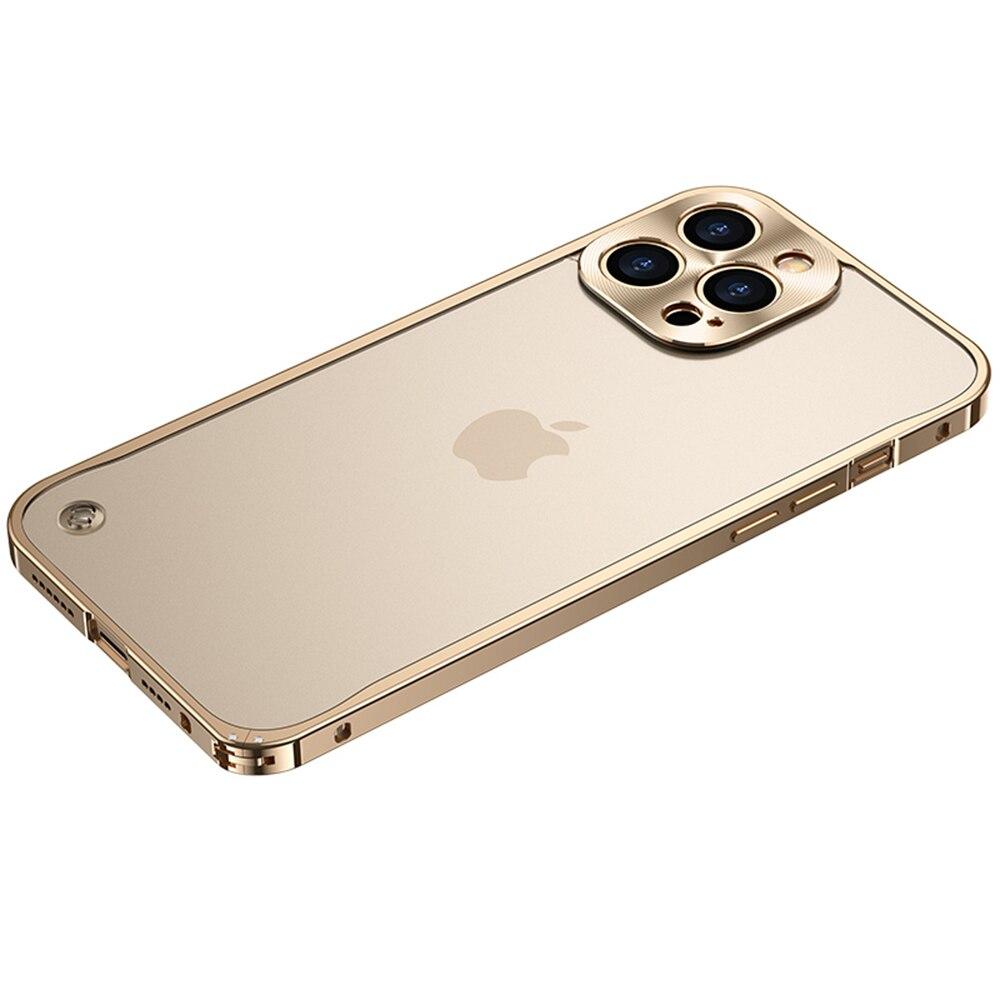 Luxury Metal Border Shockproof Case For iPhone